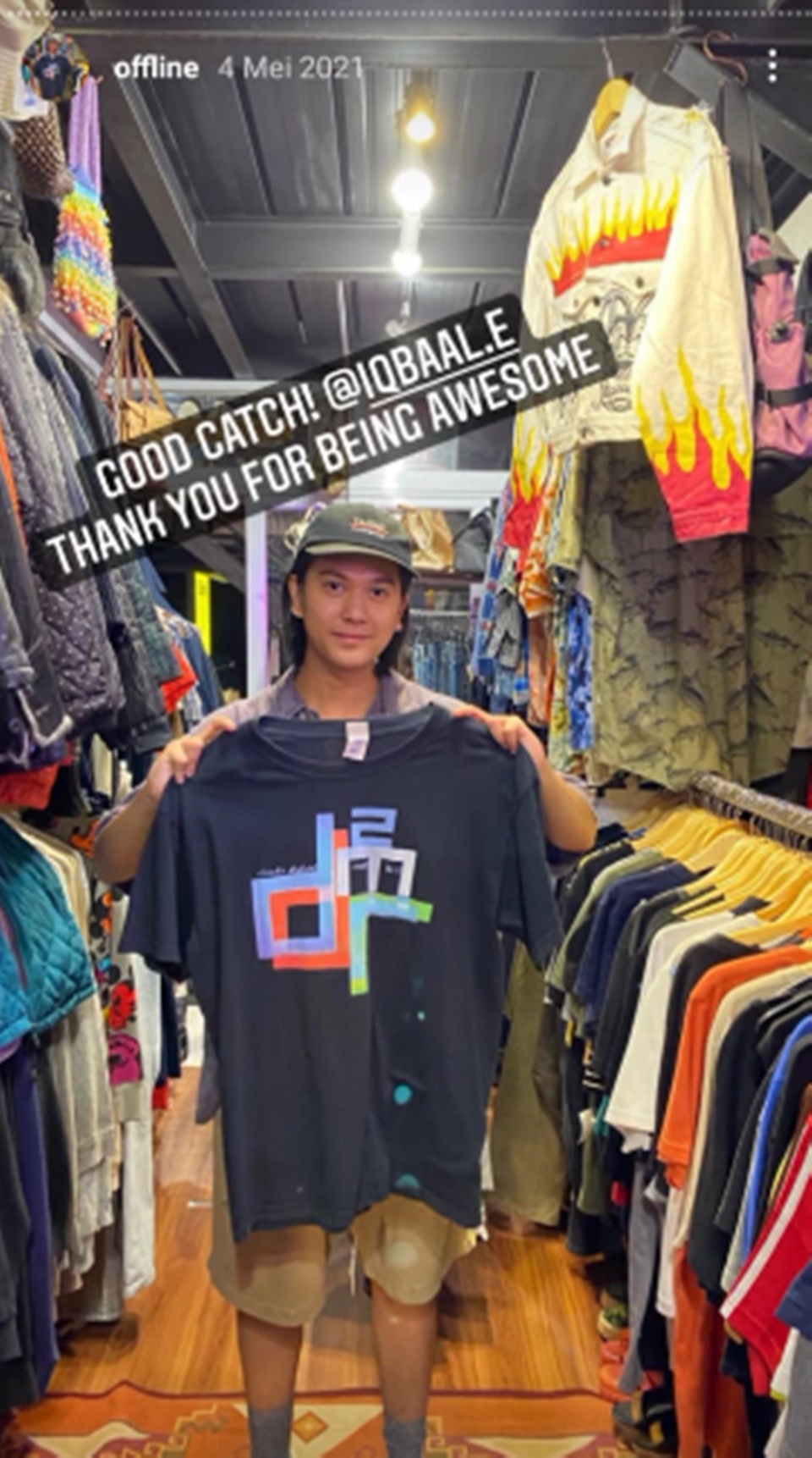 Iqbaal Ramadhan Hobi Thrifting